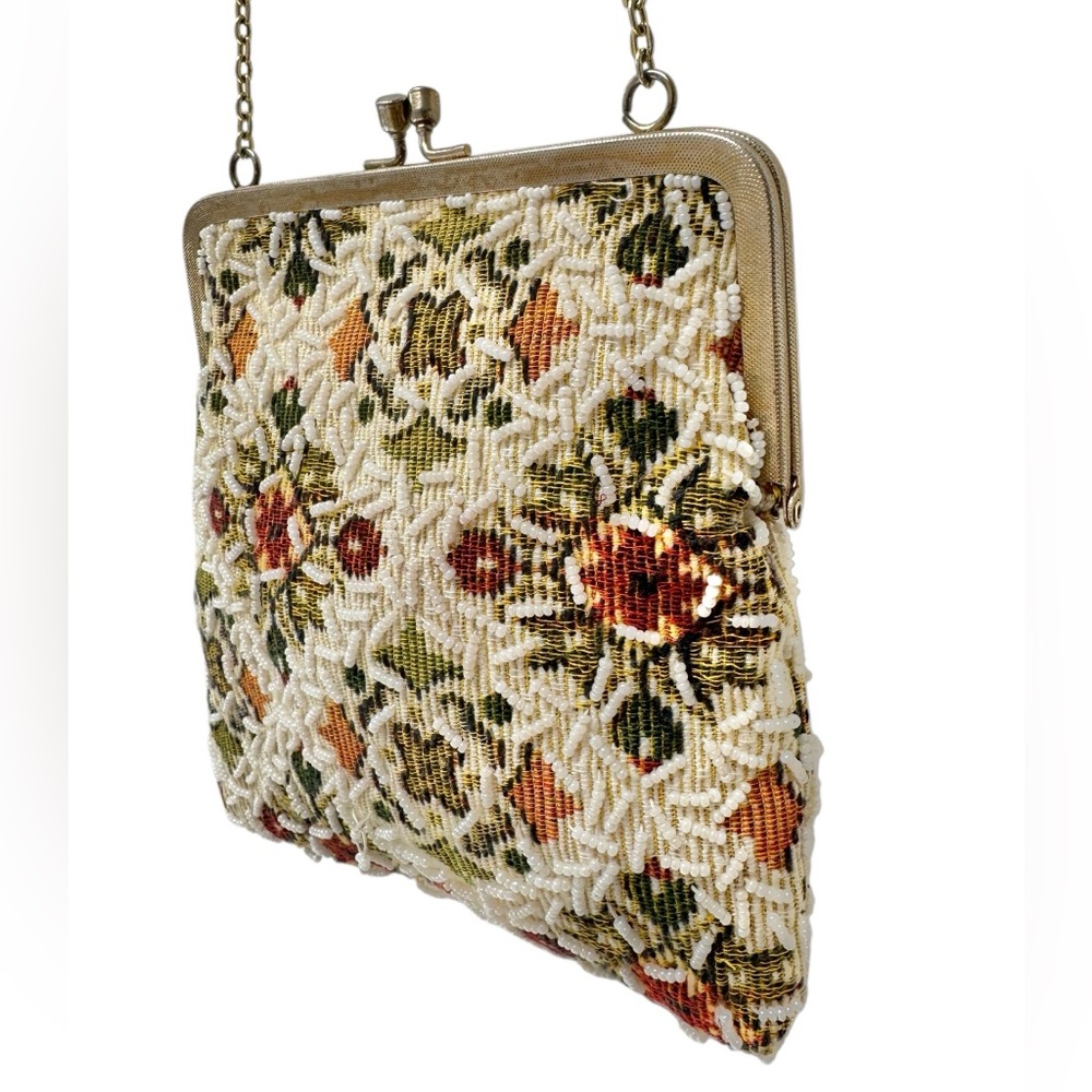 Fine Arts Vintage Beaded Tapestry Evening Bag - Picture 9 of 14